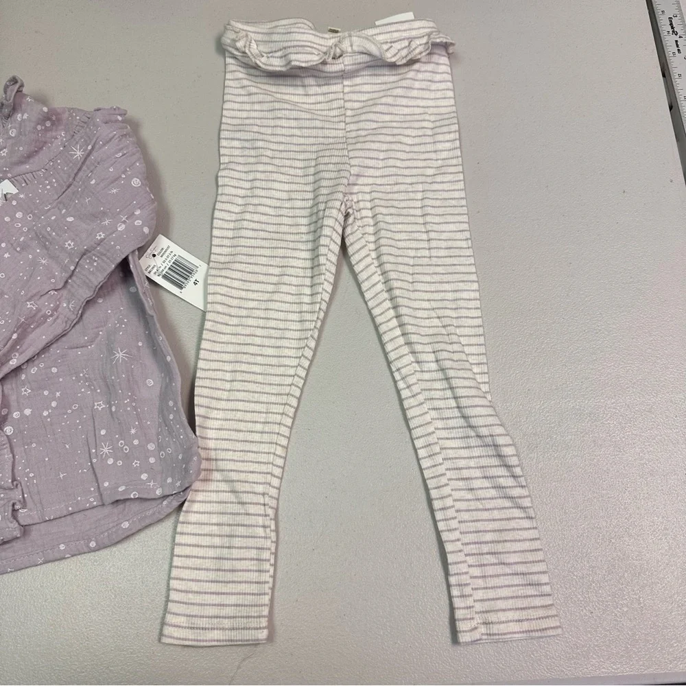 Jessica Simpson | Purple and Cream Kids Matching Set‎